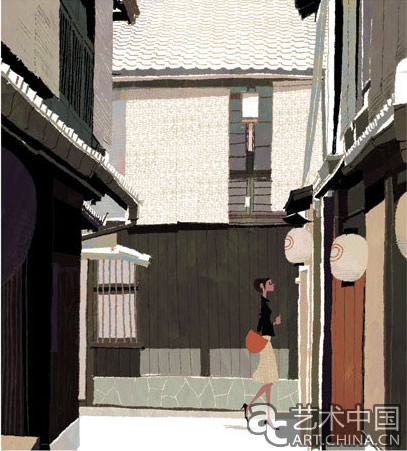 日本插画家Tadahiro Uesugi的水彩画作品欣赏