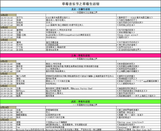 草莓生活馆时间表