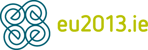 eu2013ie simple 爱尔兰担任2013年上半年欧盟轮值主席国Logo 